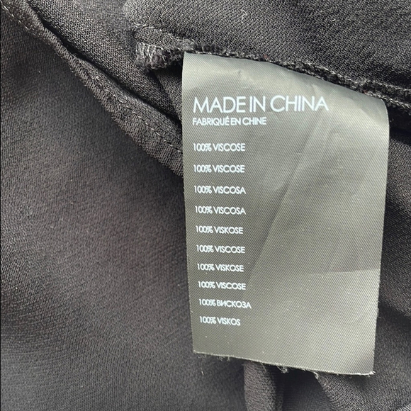 club monaco Black Ruffled Blouse top - Picture 8 of 8